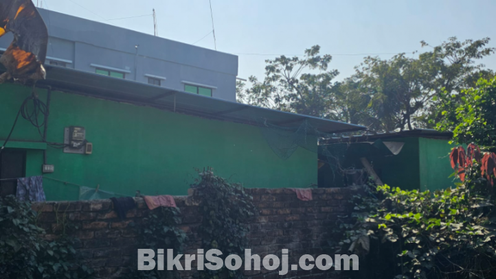 ইছানগর এ ৬ শতাংশ জায়গা  ৮টি ফ্যামিলি বাসা সহ ।